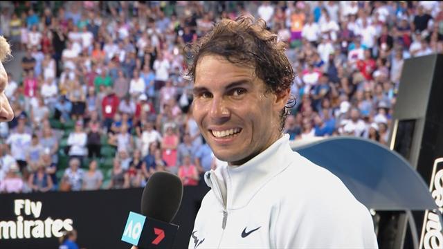 Nadal : "Un peu fatigué quand même..." Nadal : "Un peu fatigué quand même..."