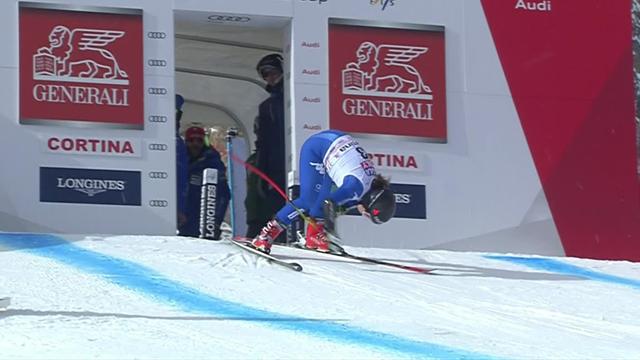 Kurios: Goggia "stolpert" am Start und scheidet spektakulär aus Kurios: Goggia "stolpert" am Start und scheidet spektakulär aus