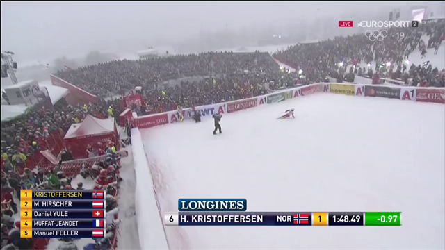 Kristoffersen ce la fa: suo lo slalom di Kitzbühel Kristoffersen ce la fa: suo lo slalom di Kitzbühel