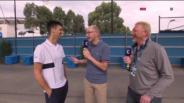 "Schatzilein" Djokovic: "Hatte eigentlich mit Zverev gerechnet" "Schatzilein" Djokovic: "Hatte eigentlich mit Zverev gerechnet"