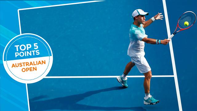 Le Top 5 de dimanche : Schwartzman, profession showman ! Le Top 5 de dimanche : Schwartzman, profession showman !