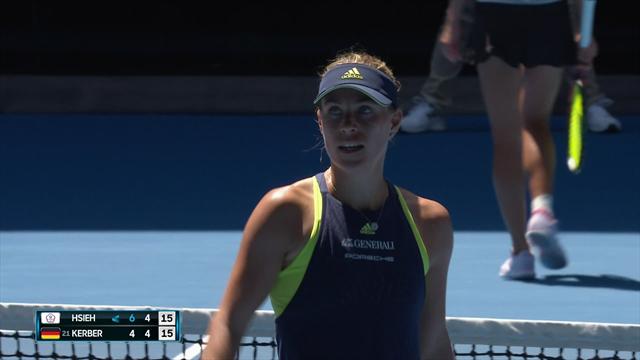 Highlights: Angelique Kerber v Su-Wei Hsieh Highlights: Angelique Kerber v Su-Wei Hsieh