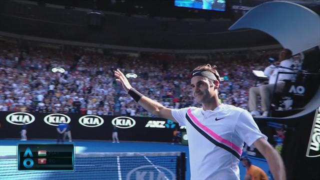 Federer completes win against Fucsovics Federer completes win against Fucsovics