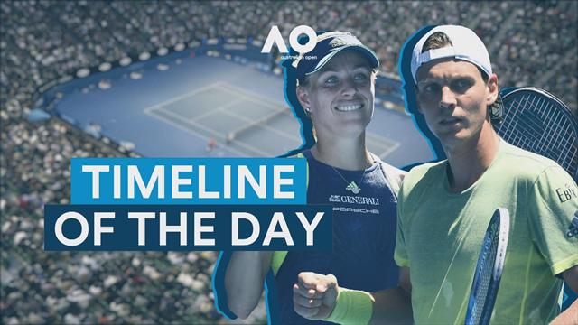 Timeline of the Day: Federer and Halep show their class Timeline of the Day: Federer and Halep show their class