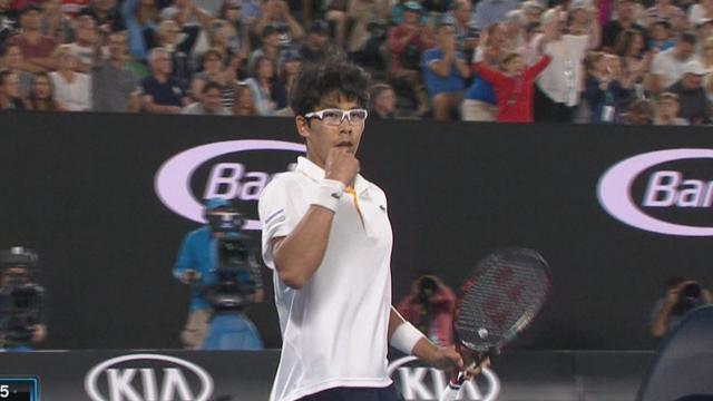 Highlights as sensational Chung stuns Djokovic Highlights as sensational Chung stuns Djokovic
