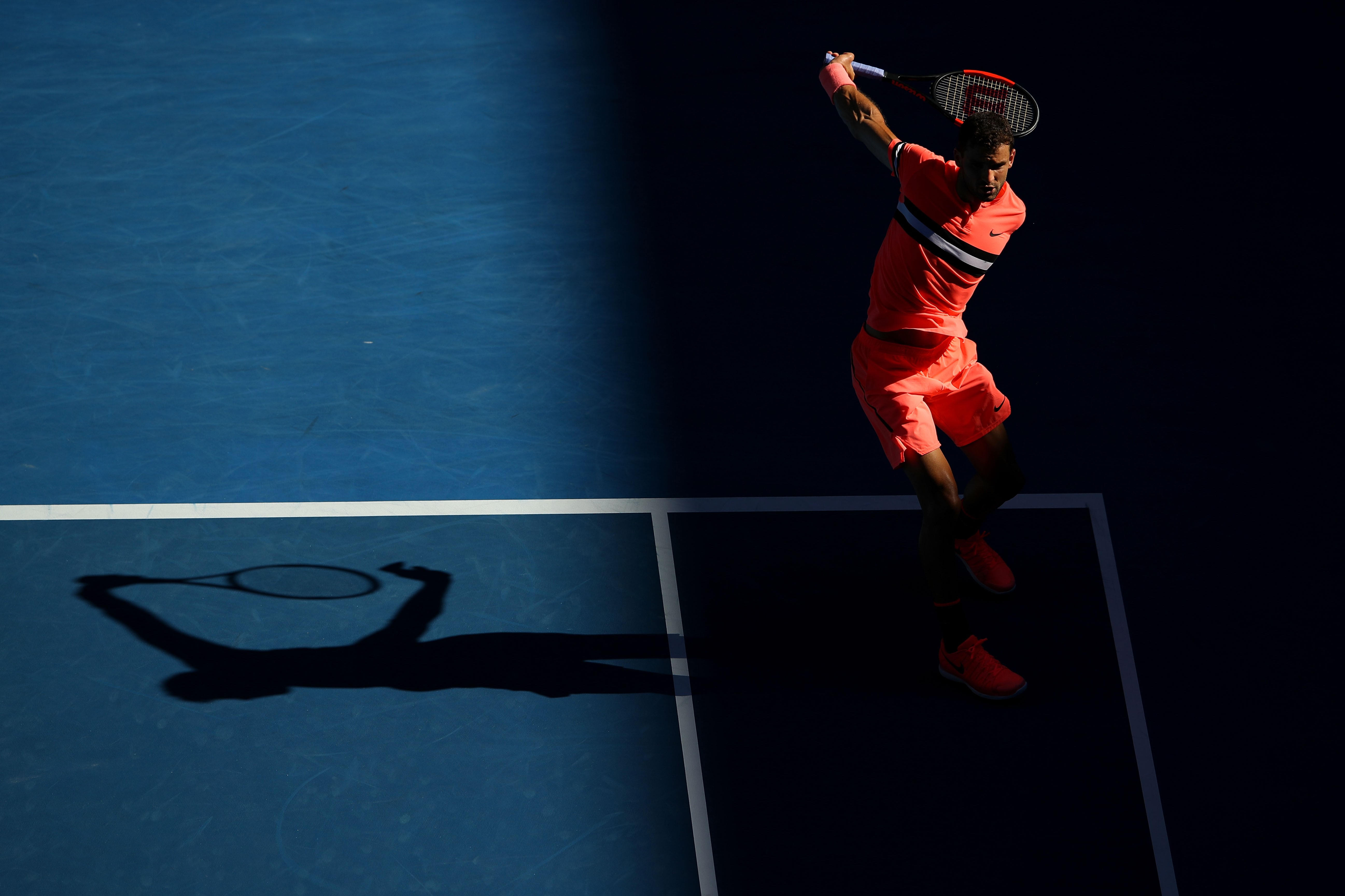 Grigor Dimitrov lors de l'Open d'Australie 2018