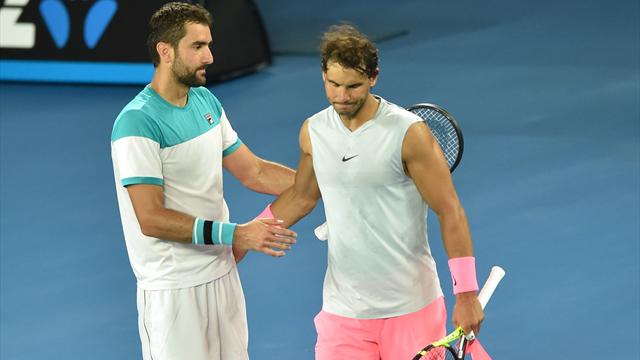 Avant de profiter de son abandon, Cilic s’était montré à la hauteur de Nadal