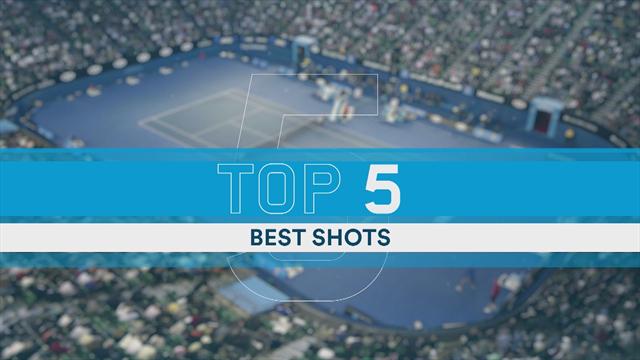 Top-5-Schläge: Mertens mit Zucker-Rückhand und Edmunds pure Power Top-5-Schläge: Mertens mit Zucker-Rückhand und Edmunds pure Power