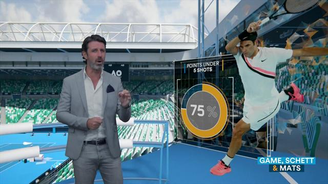 The Coach: Los datos que confirman la versión más agresiva de Roger Federer The Coach: Los datos que confirman la versión más agresiva de Roger Federer