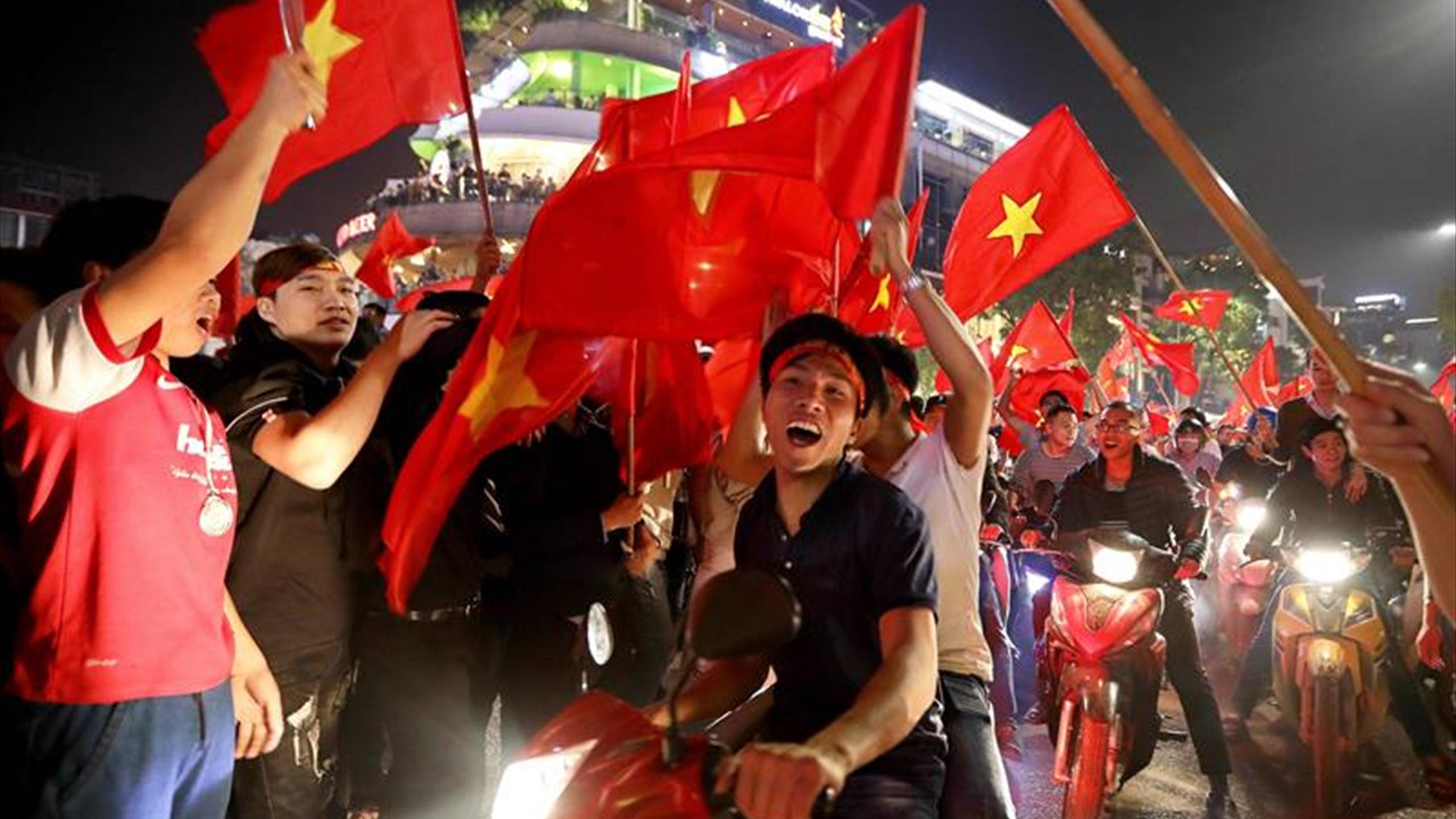Vietnam celebra su histórico pase a la final del campeonato asiático sub23 Eurosport