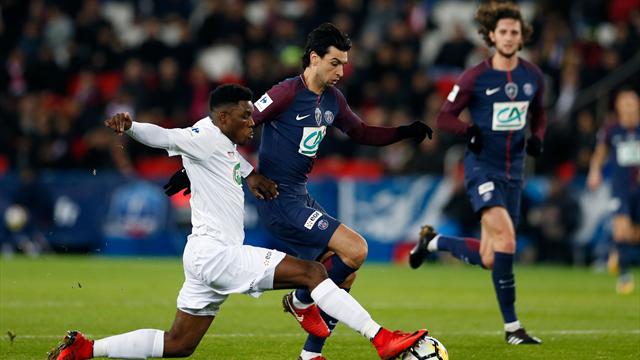 El PSG, sin Mbappé y Neymar, derriba al Guingamp (4-2) con un gran partido de Di María