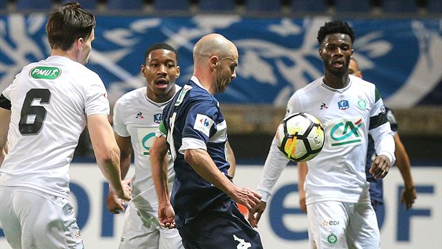 A Sainté, la crise continue : le résumé de l'élimination des Verts face à Troyes A Sainté, la crise continue : le résumé de l'élimination des Verts face à Troyes