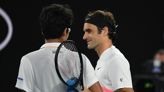Chung'un sakatlığı, Federer'i zorlanmadan finale taşıdı