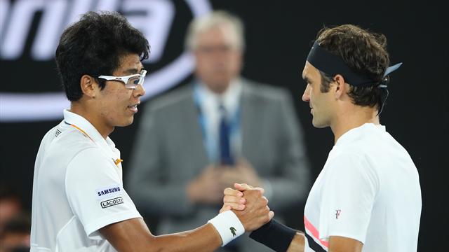 Open Australia 2018: Hyeon Chung-Roger Federer: Se acabó la rebelión (1-6, 2-5 y A)