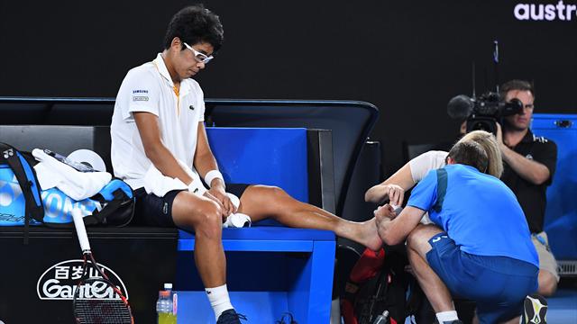 Chung : "Je ne peux plus marcher…"