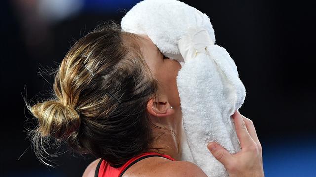 Halep : "Je me sentais prête... mais mon corps ne l'était pas"