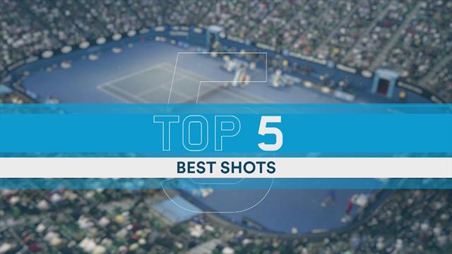 Top 5 Shots: Federer and Cilic put on Melbourne masterclass Top 5 Shots: Federer and Cilic put on Melbourne masterclass