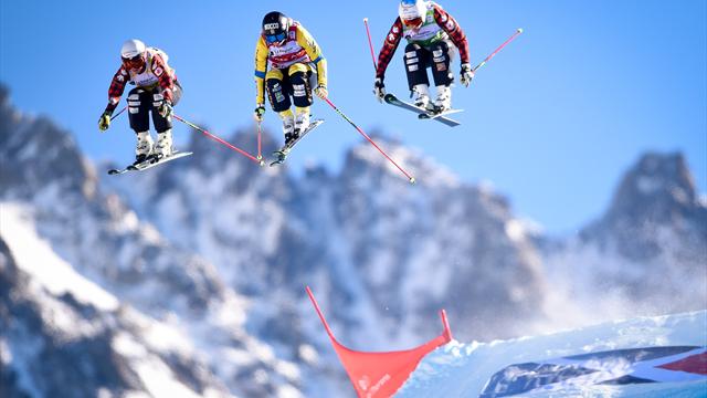 'Stille Willie' gaat als een beest tekeer op de skicross