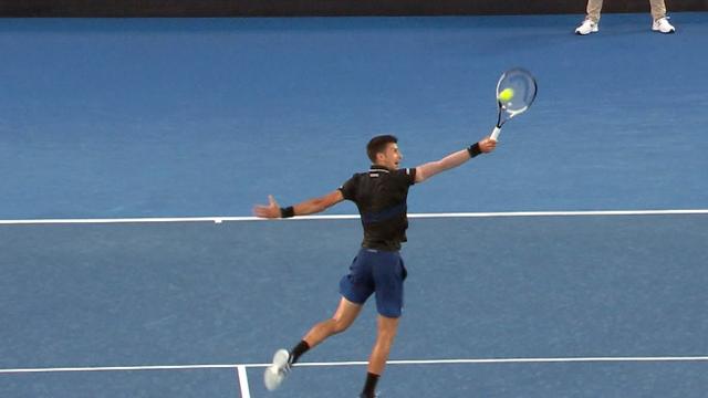 Australian Open Top 3 Backhand Smashes: Featuring Nadal and Djokovic Australian Open Top 3 Backhand Smashes: Featuring Nadal and Djokovic