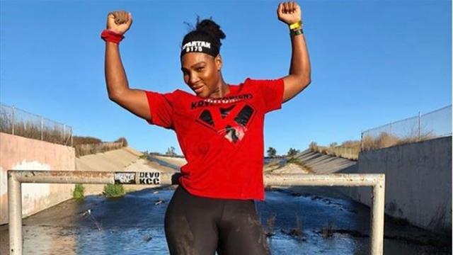 Serena Williams sigue preparando su regreso con una Spartan Race Serena Williams sigue preparando su regreso con una Spartan Race