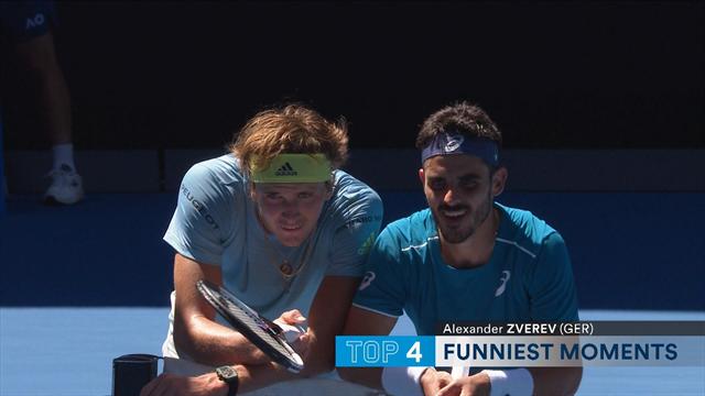 Australian Open Top 5 Funniest Moments Australian Open Top 5 Funniest Moments