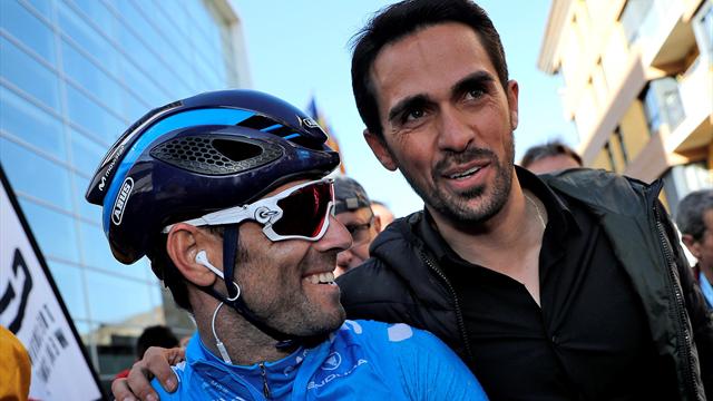 Contador: "Ahora soy un fan más de Valverde. Lo que está haciendo estos últimos años es tremendo" Contador: "Ahora soy un fan más de Valverde. Lo que está haciendo estos últimos años es tremendo"
