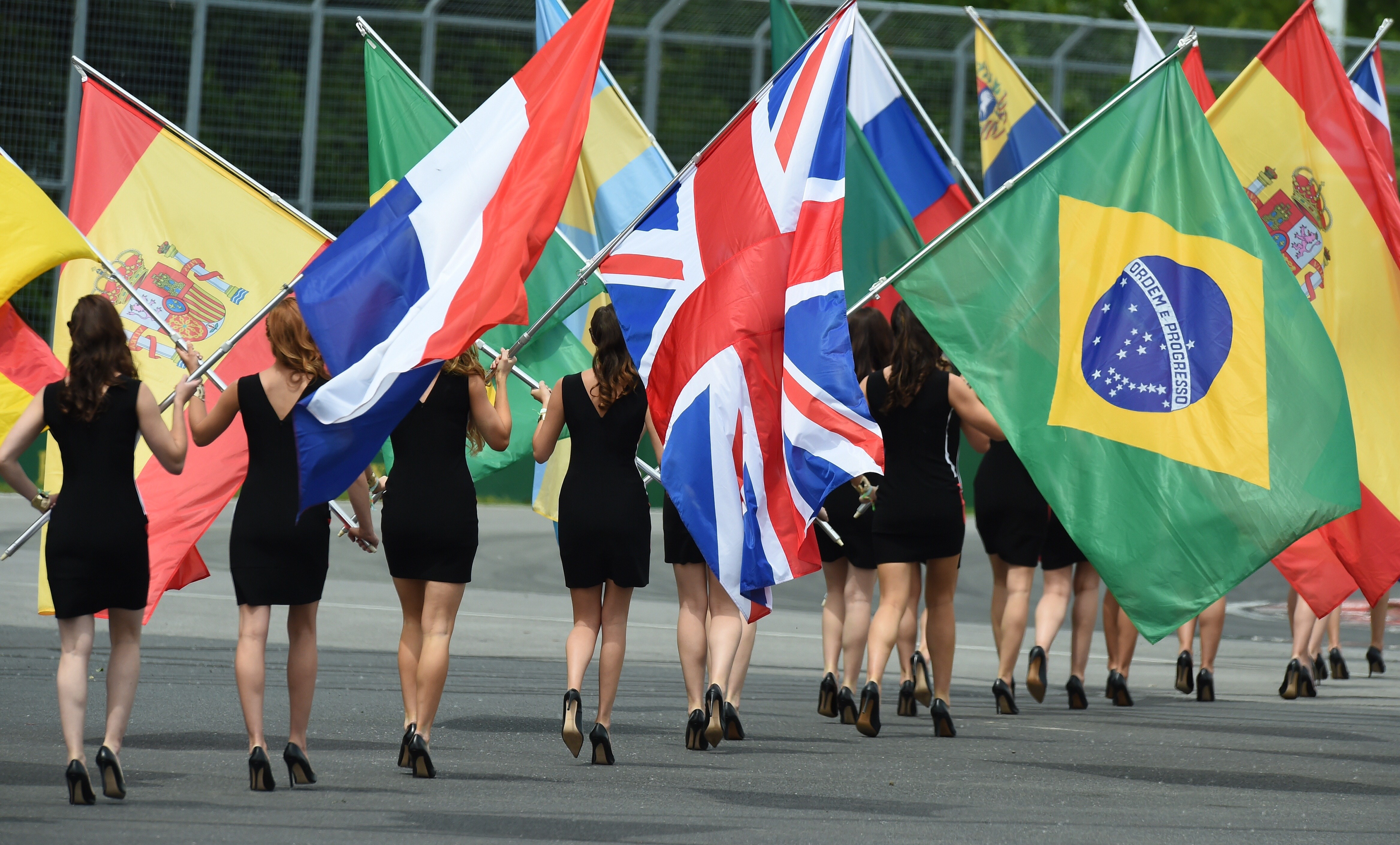 Grid girls au Grand Prix du Canada 2015