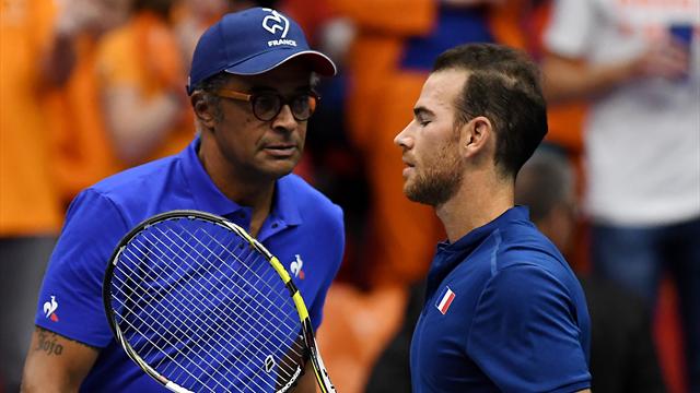 Injury-hit France tied with Netherlands in Davis Cup