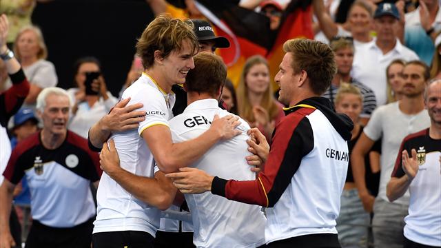 "Echte Weltklasse": Zverev führt Deutschland ins Davis-Cup-Viertelfinale