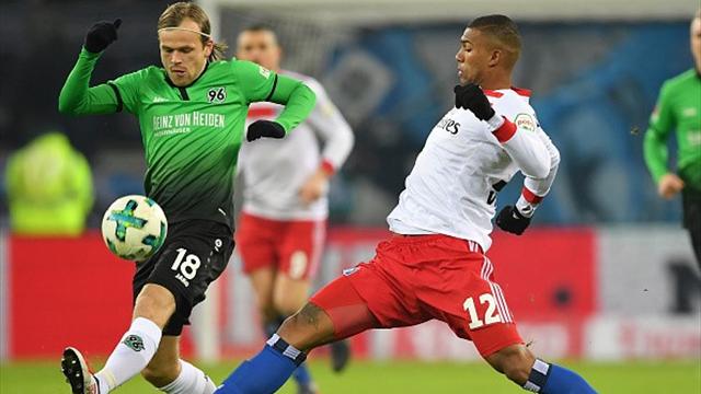 Kanonmål av Fossum - hans første i Bundesliga