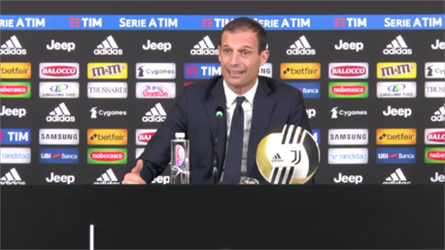 Allegri: "Smettetela di dire che andremo in finale, il livello della Champions si è alzato" Allegri: "Smettetela di dire che andremo in finale, il livello della Champions si è alzato"