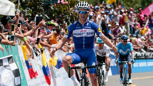 Coup double pour Alaphilippe, dominateur devant Henao et Quintana
