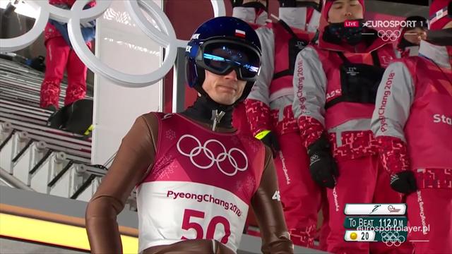 La particular forma de calentar los saltos de trampolín de Kamil Stoch