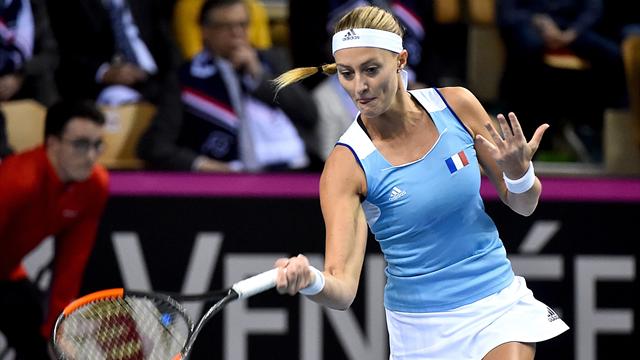 Kristina Mladenovic égalise pour la France contre la Belgique (1-1)