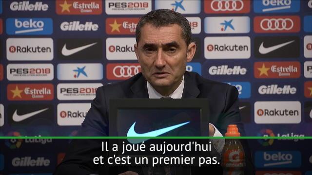 Valverde : « Dembélé devait essayer des choses, comme les dribbles »