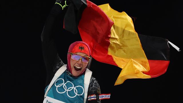 Dahlmeier'den tarihi duble