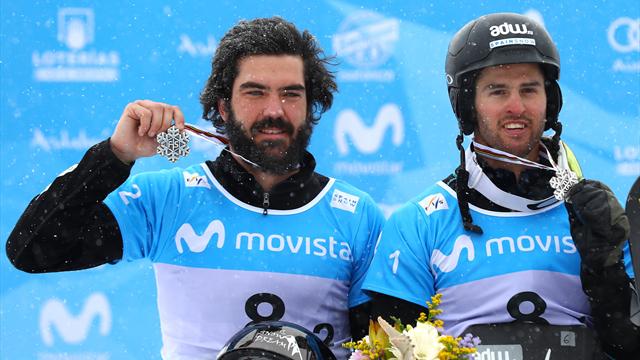Regino y Lucas vuelven a la acción en Eurosport con una nueva cita de la Copa del Mundo de snowboard