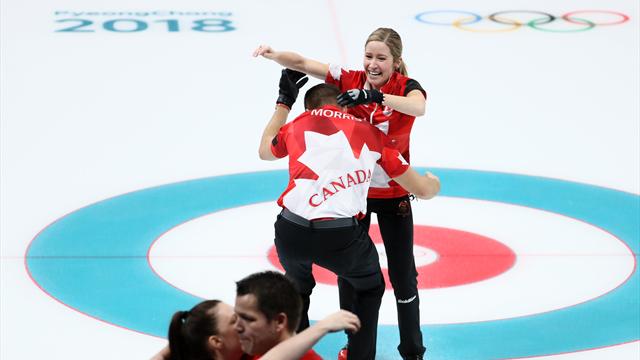 Le Canada, premier champion olympique de double mixte