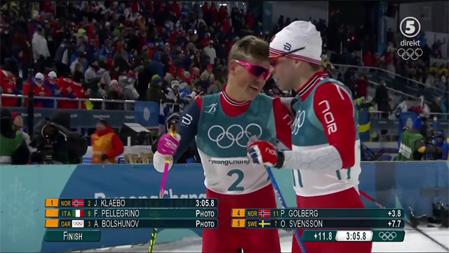 Här tar norrmannen guld i herrsprinten