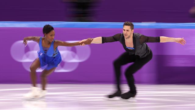 Bons et justes lors du programme court, James et Ciprès joueront une médaille