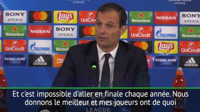 Allegri furieux contre les critiques Allegri furieux contre les critiques