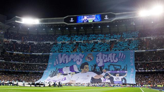 La imagen de Rafa Nadal alentó al Madrid con un impresionante mosaico antes del duelo ante el PSG