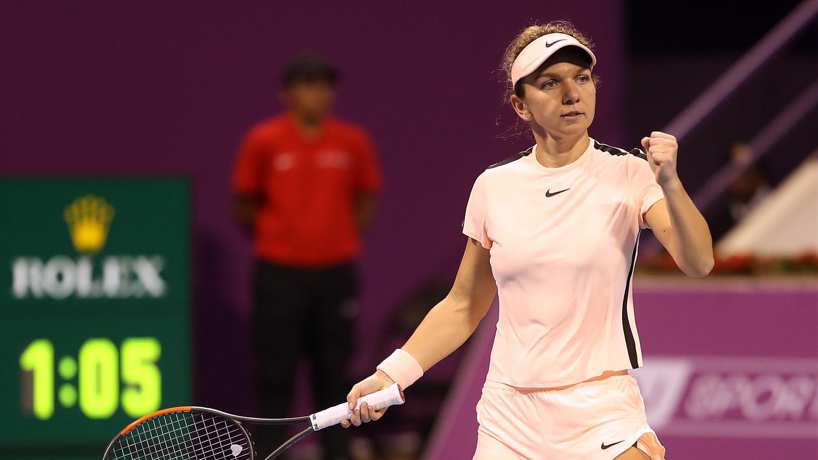 Dominant Caroline Wozniacki, Simona Halep cruise into ...