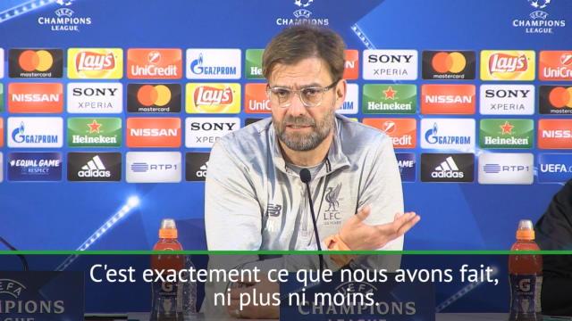 Klopp : "Nous avons construit les bases de notre qualification" Klopp : "Nous avons construit les bases de notre qualification"