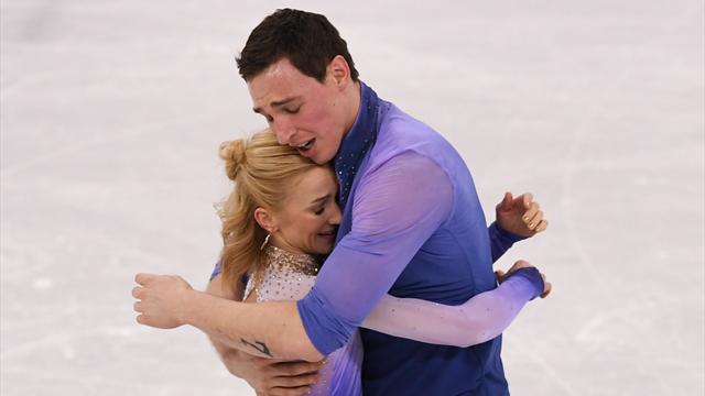 Les Allemands Savchenko-Massot sacrés en couples, James-Ciprès 5e