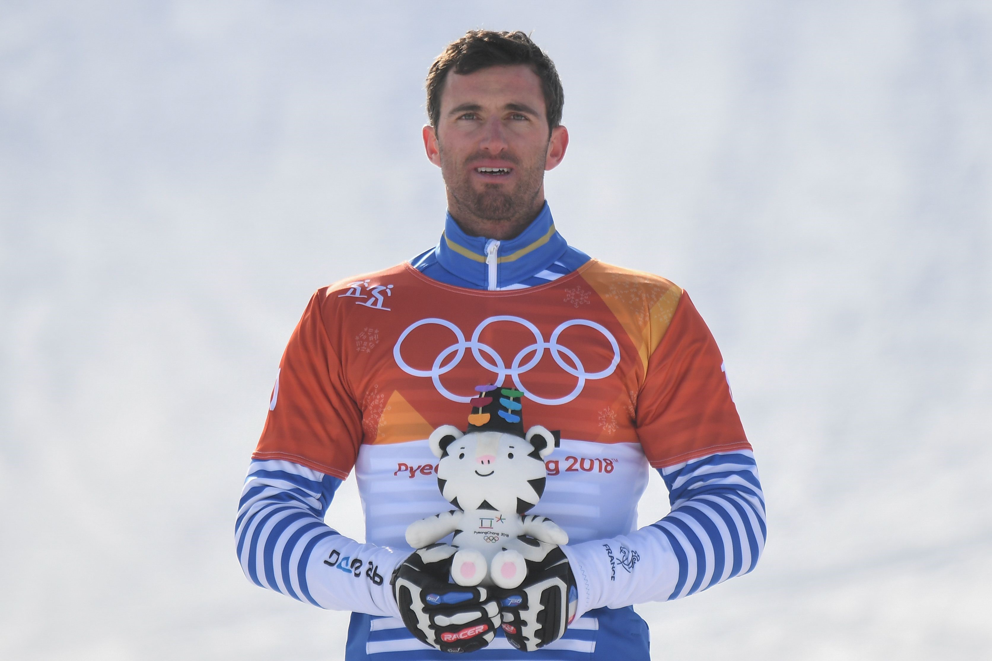 Pierre Vaultier lors des JO de Pyeongchang