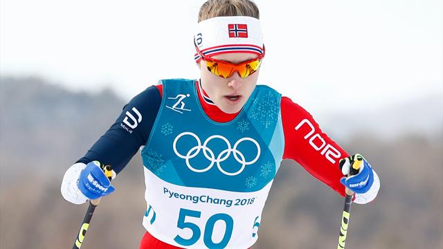 Norwegens Skilangläuferin Haga holt Gold über 10 km