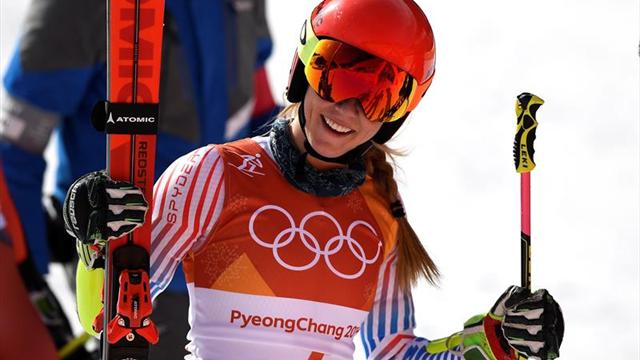 Mikaela Shiffrin, imponente en el eslalon gigante, se estrena con el oro