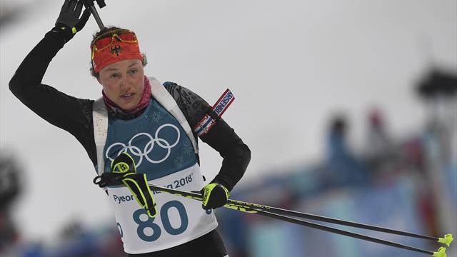 Biathlon: Dahlmeier mit Bronze im Einzel - Überraschungssieg durch Schwedin Öberg