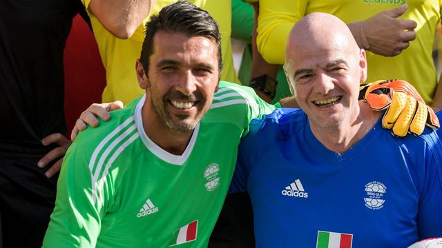 Infantino: "Se Buffon smette di giocare lo porto alla Fifa, sulla VAR non si torna indietro"